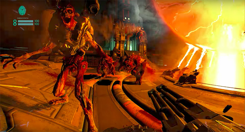 Doom VFR videogame screenshot