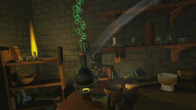 Alchemist lab 3D scene