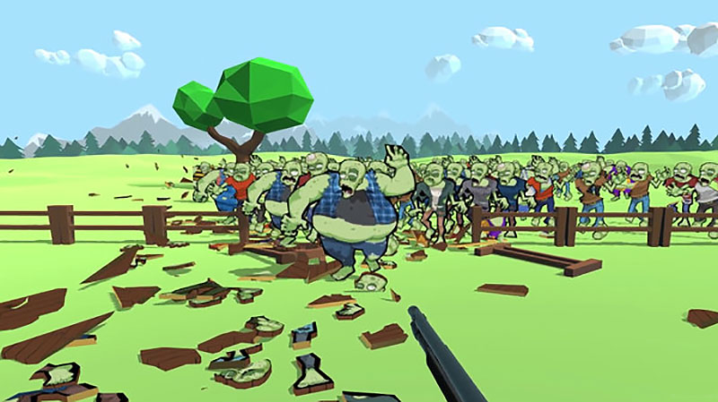 Zombie Training Simulator game screenshot